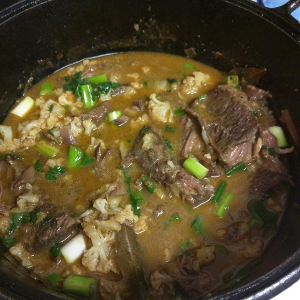 Short Rib and Cauliflower Curry