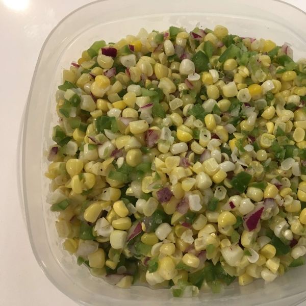 Corn and Green Pepper Salad