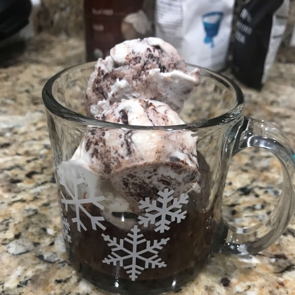 Fudgy Nutella Mug Cake