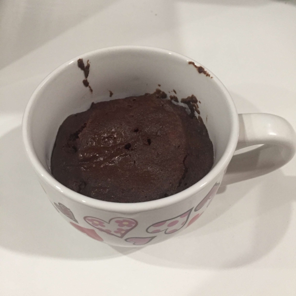 Fudgy Nutella Mug Cake