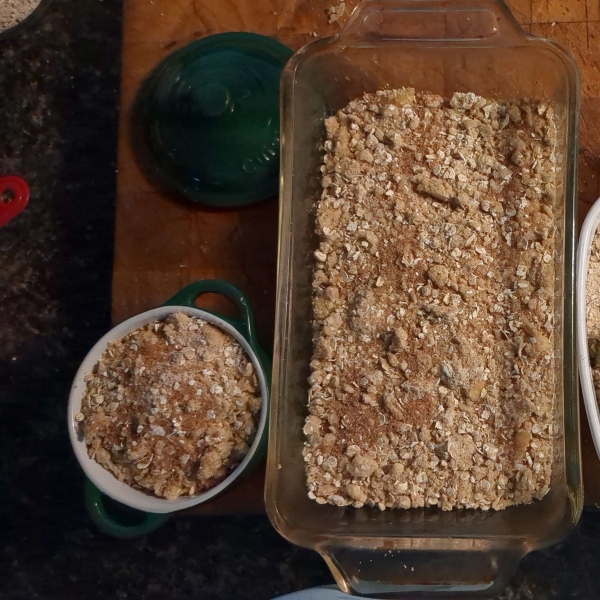 Apple Rhubarb Crisp