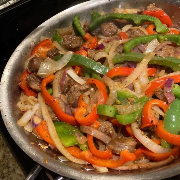 Italian Sausage, Peppers, and Onions
