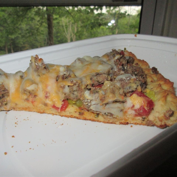 Gluten-Free Cheese and Herb Pizza Crust