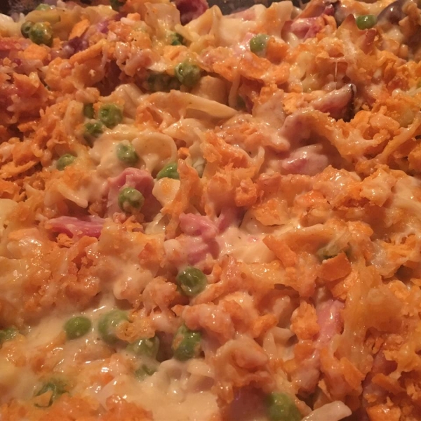 Grandma's Creamy Ham Casserole
