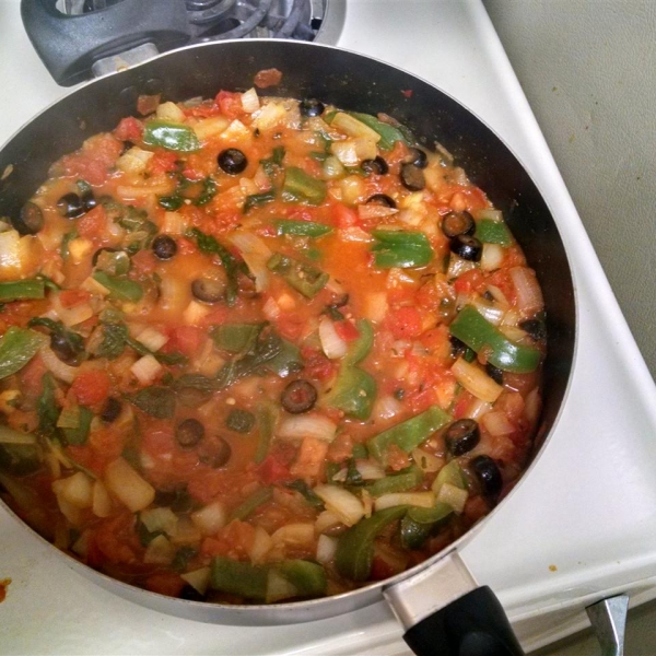 Moroccan Cooked Pepper Salad