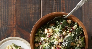 Kale and Brussels Slaw with Quinoa