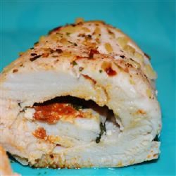 Feta and Sun-Dried Tomato Stuffed Chicken