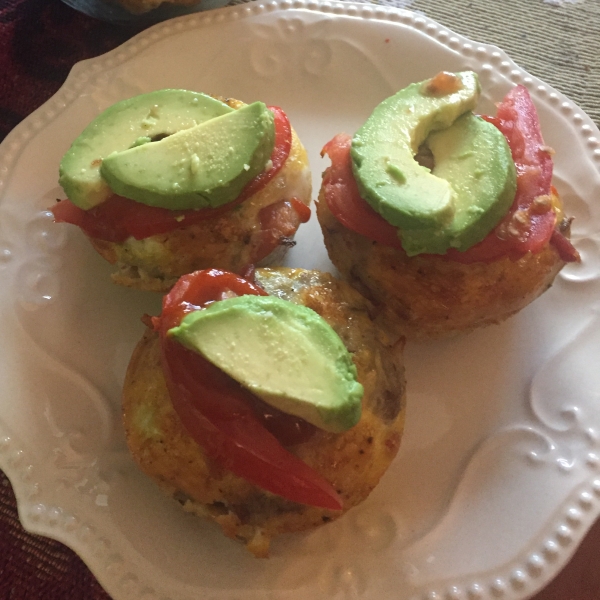 Eggs n Bacon Cupcake