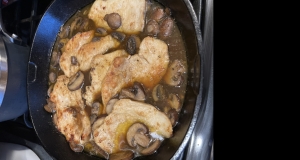 Chicken Marsala Over White Rice