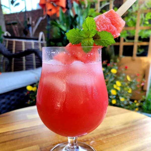 Watermelon and Cucumber Agua Fresca