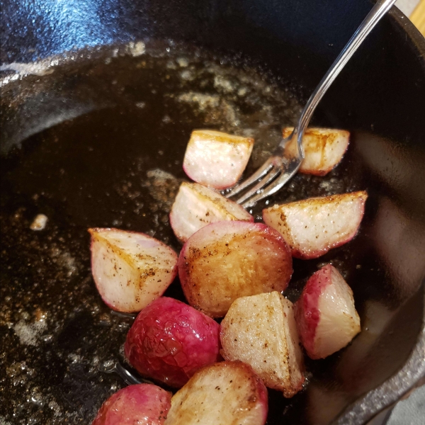 Sautéed Radishes