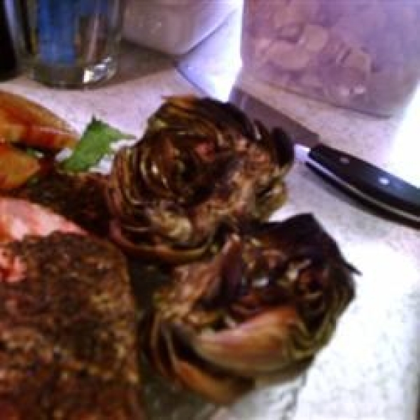 Herbed Grilled Artichokes