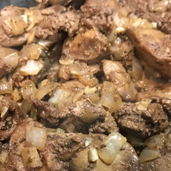 Amazing Garlic Chicken Livers