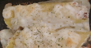 Creamy Chicken Manicotti