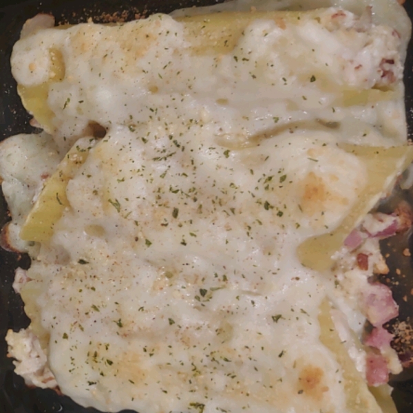 Creamy Chicken Manicotti