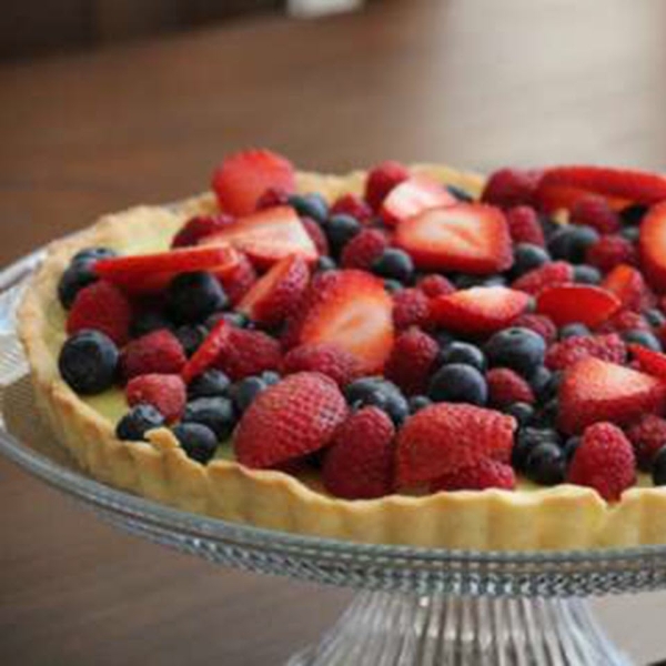 Lemon Tart with Fresh Berries
