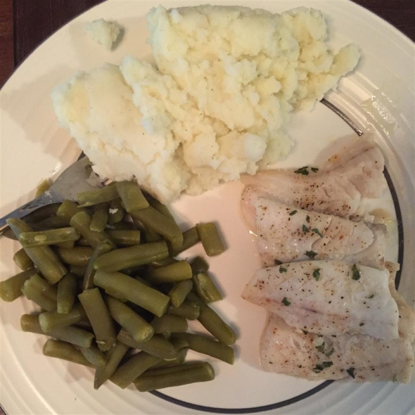 Flash Baked Walleye Fillets