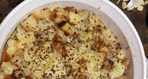 Microwave Raisin Bread Pudding