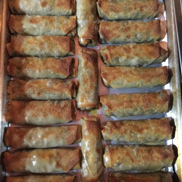 Southwestern Egg Rolls with Avocado Cilantro Sauce