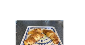 Cinnamon Bun Crescent Rolls