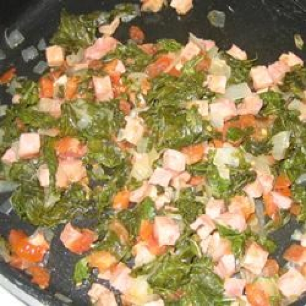 Delicious Greens and Ham