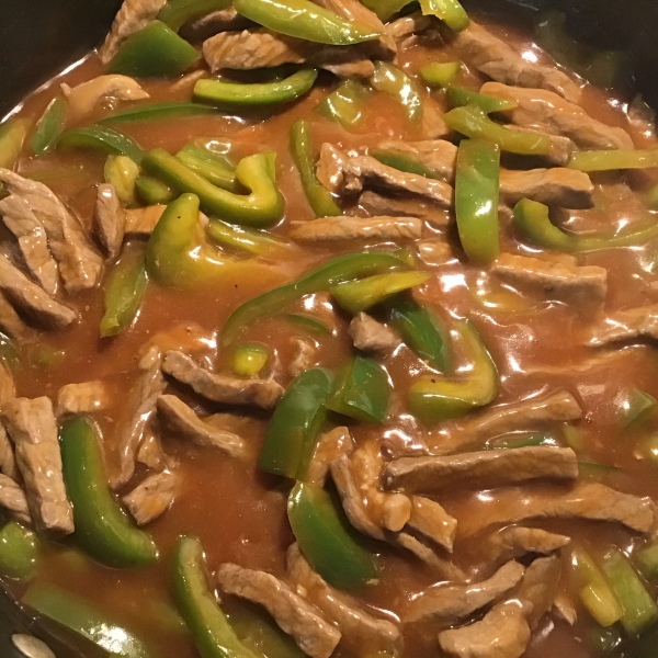 Chinese Pepper Round Steak