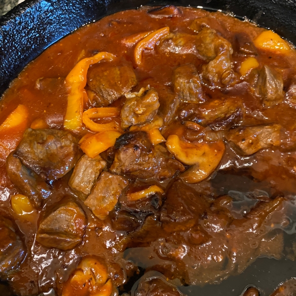 Chinese Pepper Round Steak