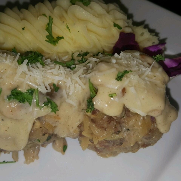 Wild Rice Meatballs in Mushroom Sauce