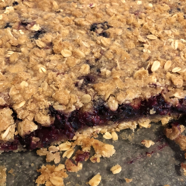 Very Berry Rhubarb Bars