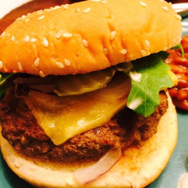 Backyard Cooper Burgers