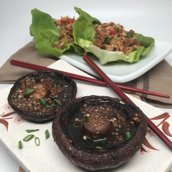 Japanese-Style Grilled Mushrooms