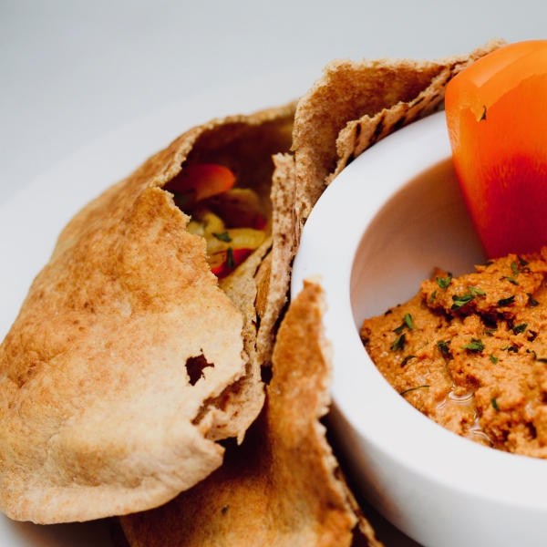 Muhammara (Roasted Pepper & Walnut Spread)