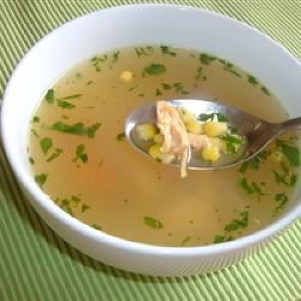 Corn and Chicken Soup