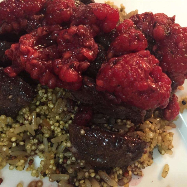 Duck Breasts with Raspberry Sauce