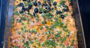Spicy Keto Chicken-and-Cheese Casserole