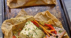 Buttery Cod and Vegetable Packets