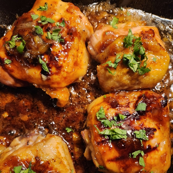 Honey Garlic Chicken Thighs