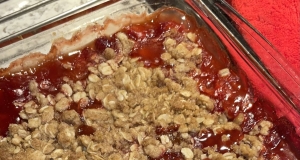 Easy Rhubarb Crisp