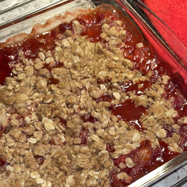 Easy Rhubarb Crisp