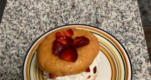 Glazed Doughnut Strawberry Shortcake