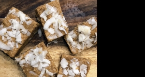 Tahini Protein Bars with Coconut and Oats