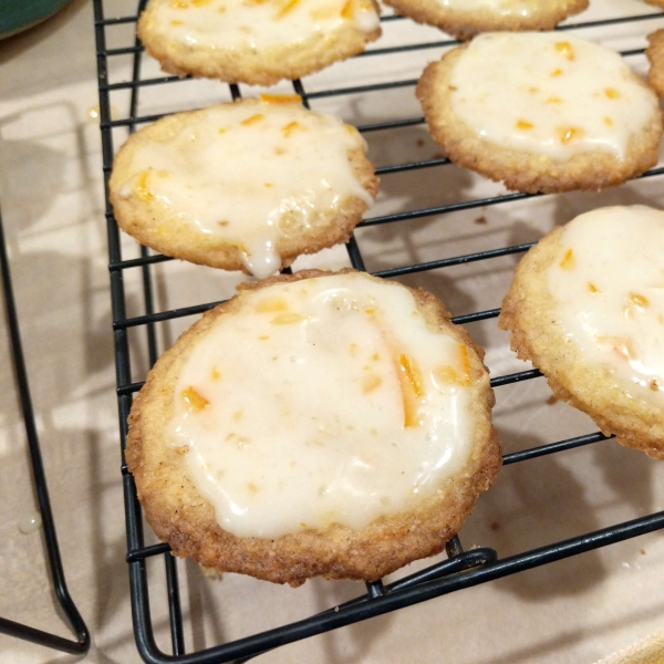 Glazed Orange Spice Cookies