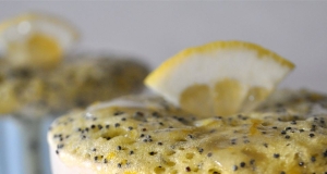 Five Minute Lemon-Poppy Seed Cake