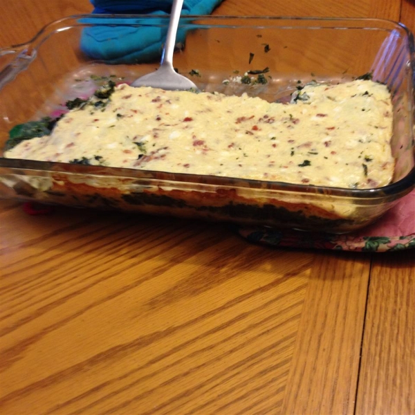 Cheesy Spinach Lasagna