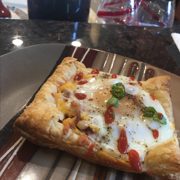 Corned Beef Hash & Egg Pastry Squares