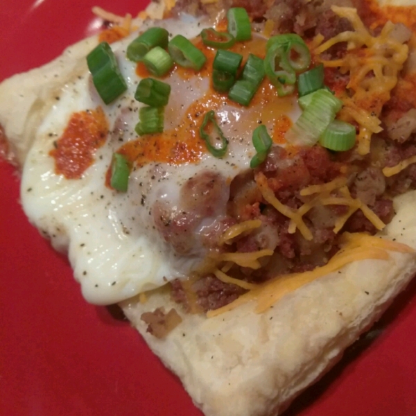 Corned Beef Hash & Egg Pastry Squares