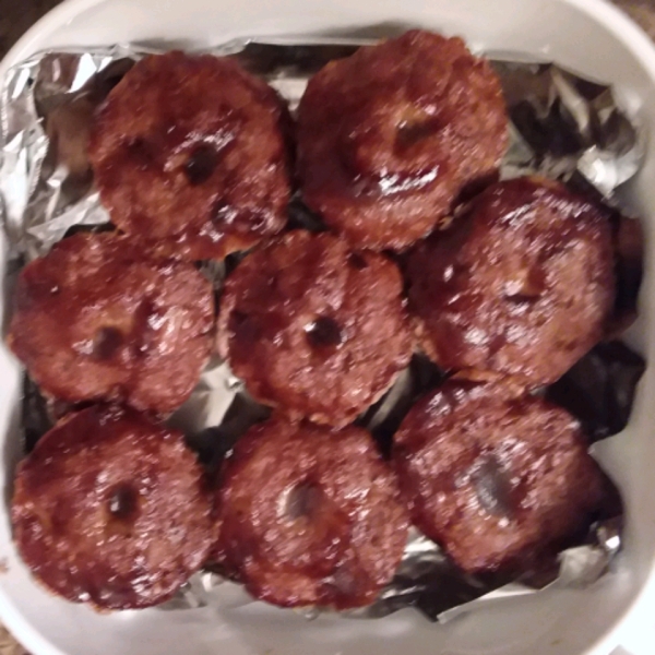 Meatloaf Muffins With Brown Gravy
