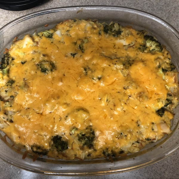 Cheesy Broccoli Chicken Casserole