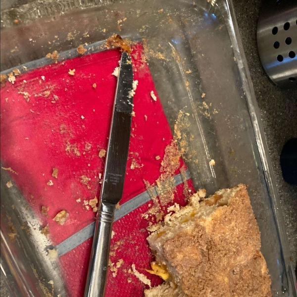 Moist Peach Coffee Cake