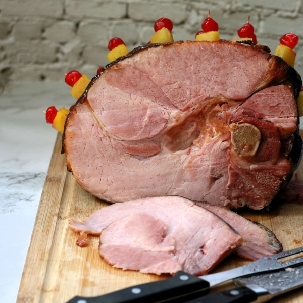 Baked Ham with Sweet Glaze